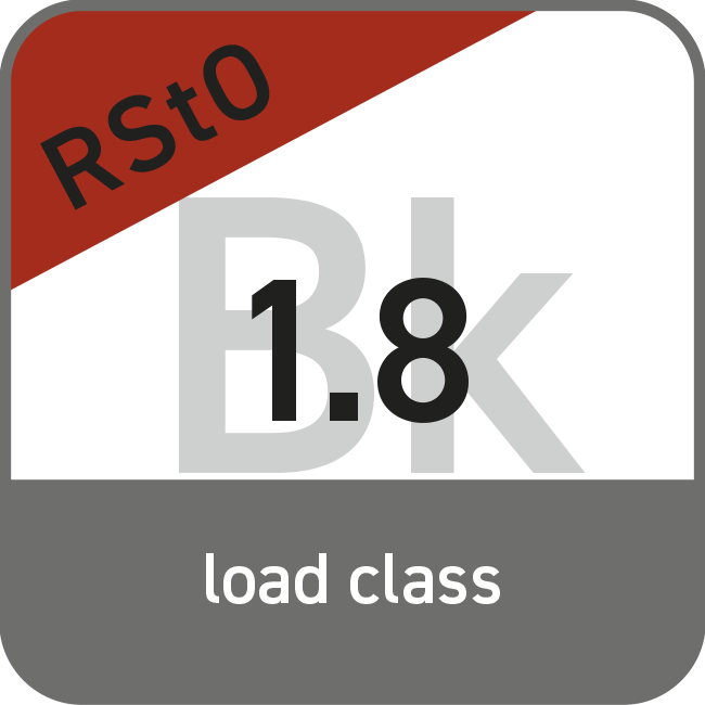 Load class 1.8 according to RStO