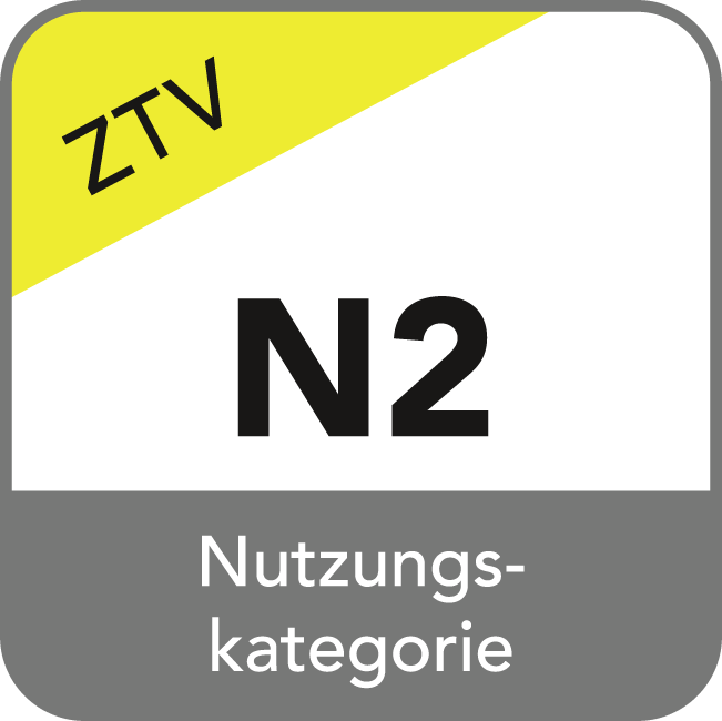 Nutzungskategorie N2 gem. ZTV