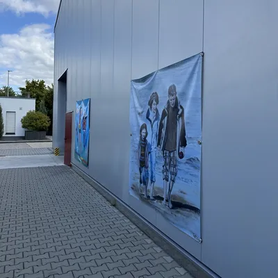 Image Romex Kunst Gemaelde Auf Lkw Plane Quadrat 5