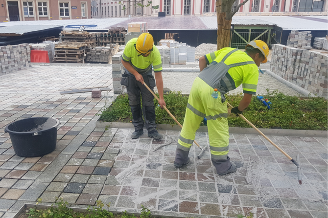 Zaprawa fugowa ROMEX® – trwała, szczelna, bez chwastów